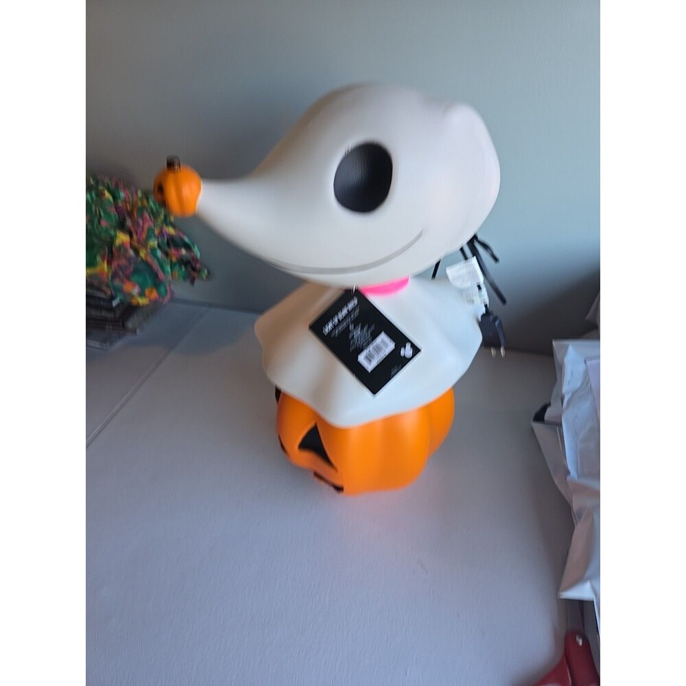 Zero Nightmare Before Christmas BIG Blow Mold Lighted Halloween 18 inch Plug in